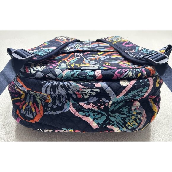 Vera Bradley Iconic Campus Large Backpack Butterfly Flutter Pattern-Retired EUC - Picture 5 of 9